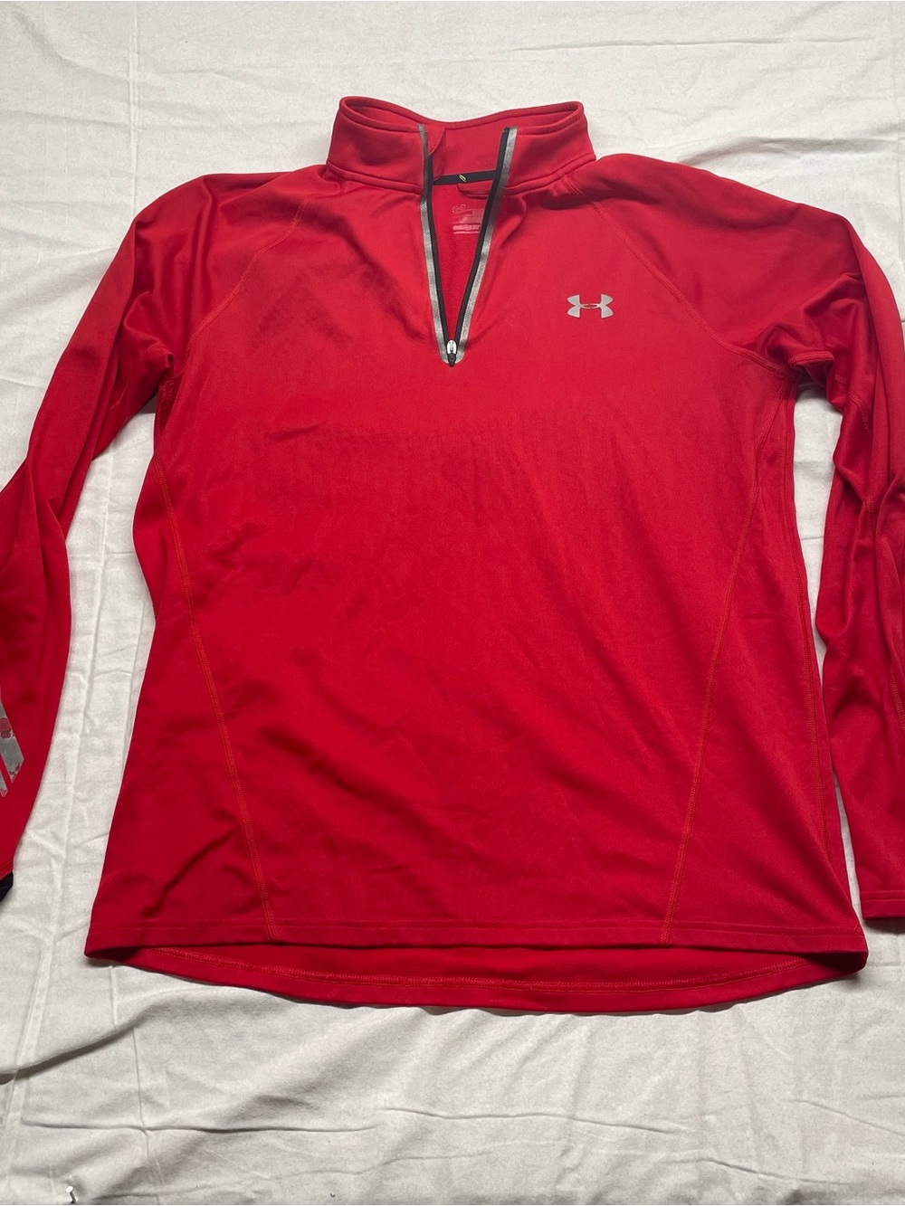 Under Armour Red Men's Quarter-Zip Performance Top